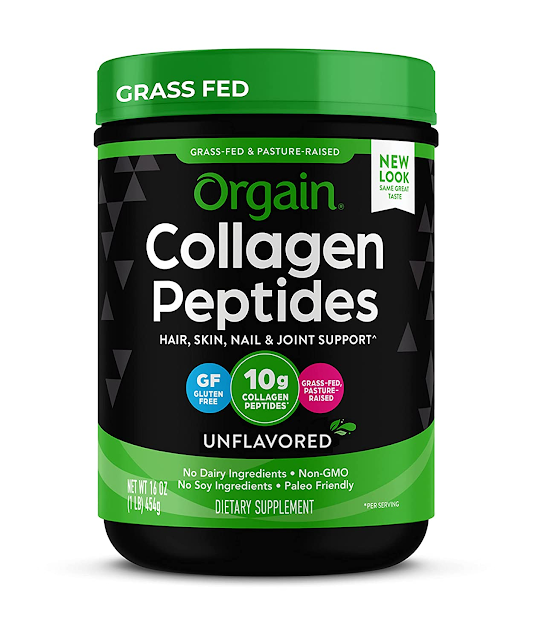 Orgain Grass Fed Hydrolyzed Collagen Peptides Protein Powder Reviews