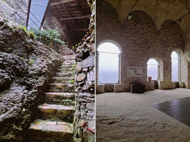 interno castello pietra Vobbia