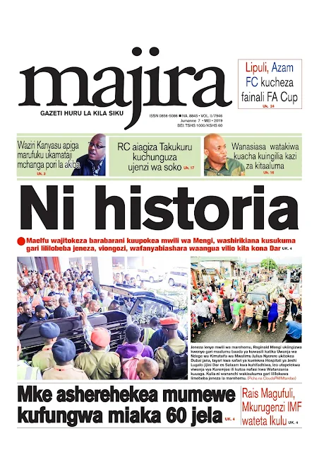 MAGAZETI YA LEO TANZANIA