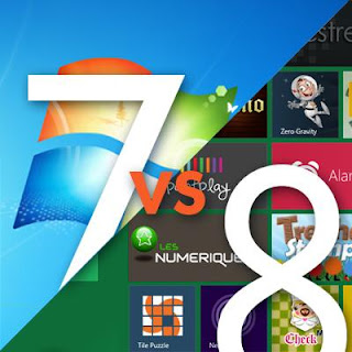 Main Differences between windows7 and windows8
