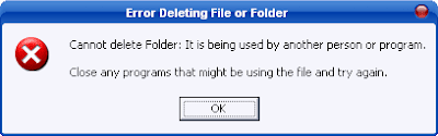 error undelete message