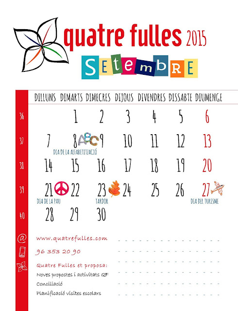 CALENDARIO SEPTIEMBRE