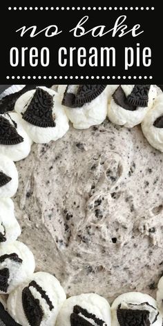 Oreo Cream Pie Oreo Cream Pie | Pie | No Bake Dessert Recipes | Cream Pie | Oreos | This Oreo cream pie will be one of the easiest desserts you'll ever make. An Oreo cookie crust filled with a cream Oreo filling. Top with additional whipped cream and Oreos for the ultimate Oreo Cream Pie. Only 6 simple ingredients needed and it's no-bake! #nobake #pie #dessert #desserts #easydessertrecipes