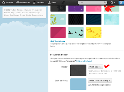 Cara Mengganti Gambar Header Twitter