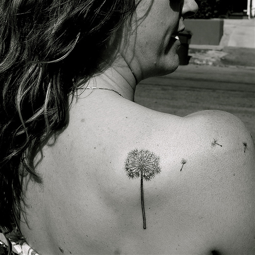 Dandelion Tattoos The Simple Beauty