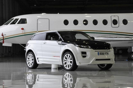 The New Range Rover Evoque is being tuned by the British tuner Merdad