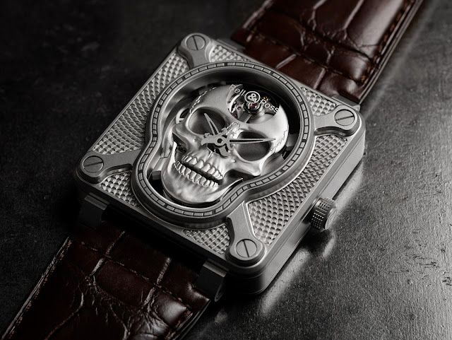 FIFA World Cup 2018 Speical: Swiss Limited Edition Replica Bell & Ross BR 01 Laughing Skull Watch Review