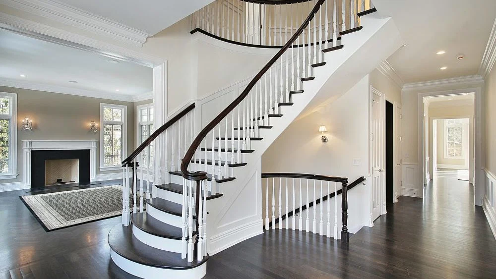 Duplex House Stair Design - Small Modern Two Storey Duplex House Design Pictures - Duplex house design - NeotericIT.com