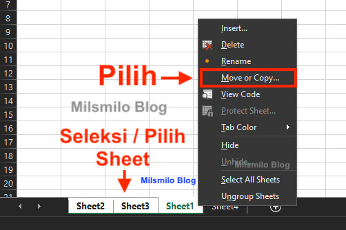 Cara copy sheet excel ke file lain atau sheet lain, cara copy sheet dengan cepat menggunakan keyboard dan shortcut, cara memindahkan sheet di excel ke file excel lain, cara copy banyak sheet di excel