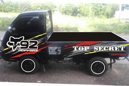 25+ Inspirasi Keren Modif Variasi Stiker Mobil Pick Up Carry