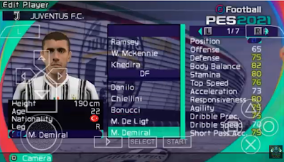 PES 21 PPSSPP ISO Patch With New Extreme Difficulty