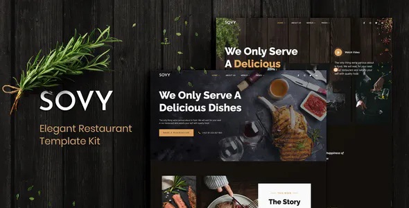 Best Restaurant Elementor Template Kit