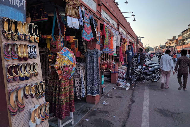 Shopping streets in Jaipur