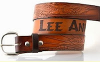 Custom name belt