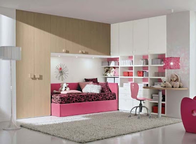 foto de dormitorio juvenil rosa