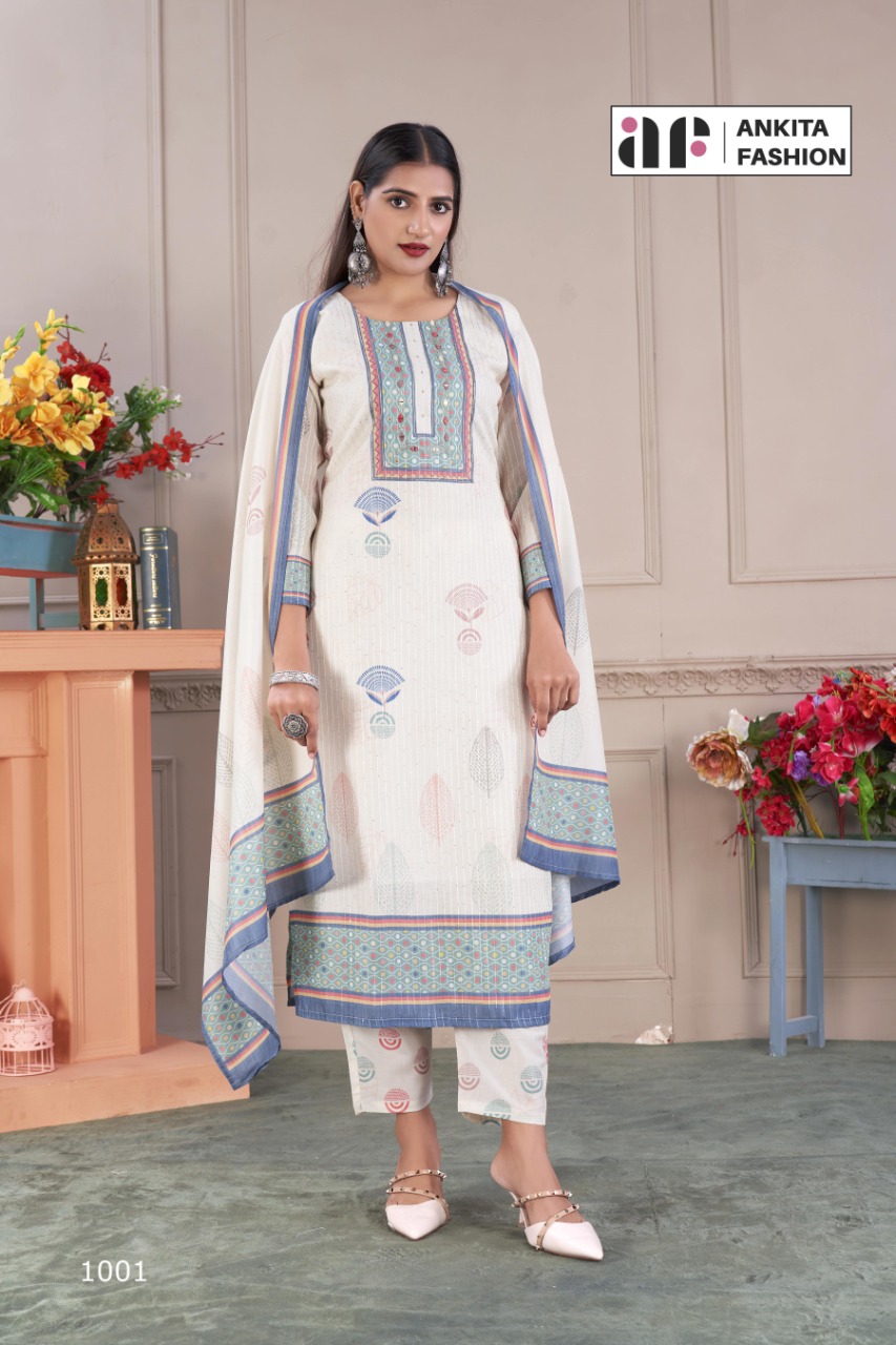 Alisha Vol 2 Ankita Fashion Readymade Pant Style Suits Manufacturer Wholesaler