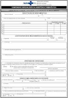 laudo de solicitação de medicamentos de alto custo advogado lme