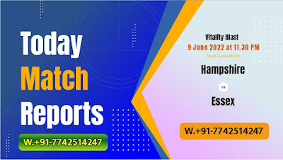 T20 Blast ESS vs HAM South Group Today Match Prediction ball by ball