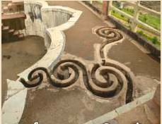 Snake Shaped Drains