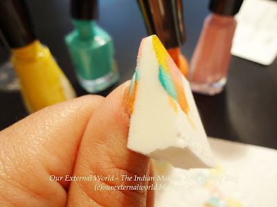 My Little Pony Rainbox Dash Nail Art