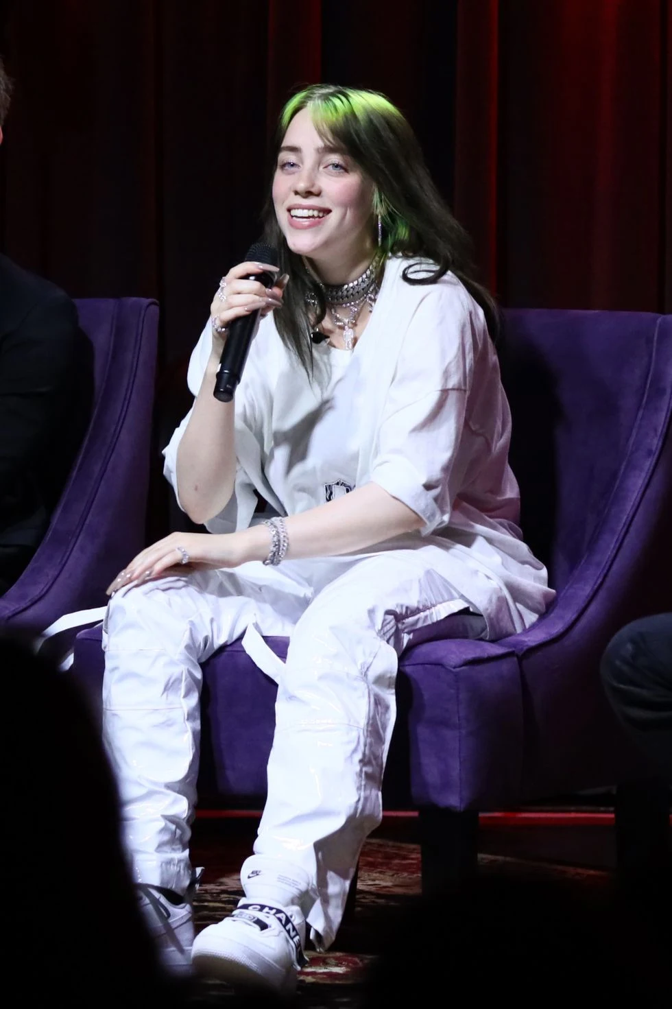 billie eilish speaks onstage at spotlight billie eilish news photo