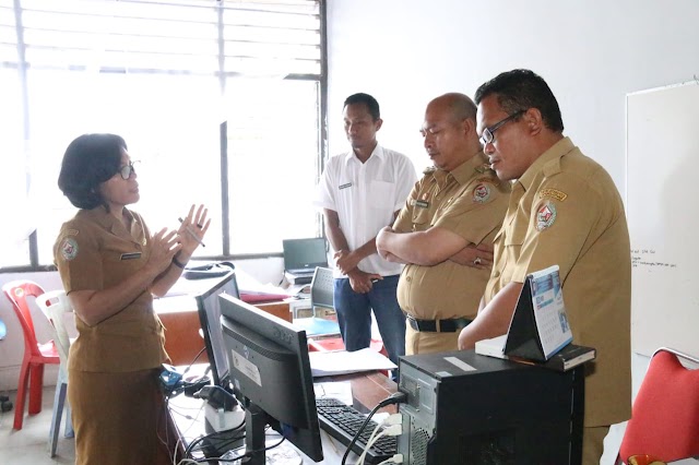Kunjungi Kantor Dinas PPKBP3A, Bupati Nikson Minta Jajarannya Berikan Pelayanan Terbaik