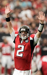 Matt Ryan throws a touchdown on his first NFL pass