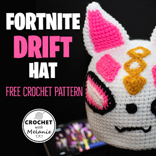 Fortnite Drift Hat - Free Crochet Pattern