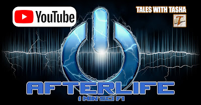 Afterlife - I min Sci-Fi - YouTube - Tales with Tasha - Huge on/off icon with electricity around it.