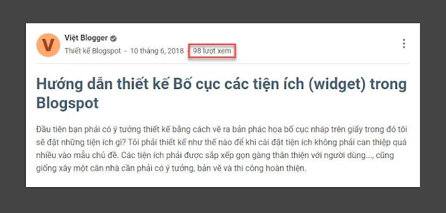 Cách thêm lượt xem bài viết vào Blogger bằng dịch vụ Google Firebase