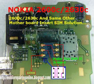 nokia 2600c 2630c sim solution