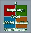 [Updated] 8 Steps To Get 100 DA Backlink From Microsoft (2023)