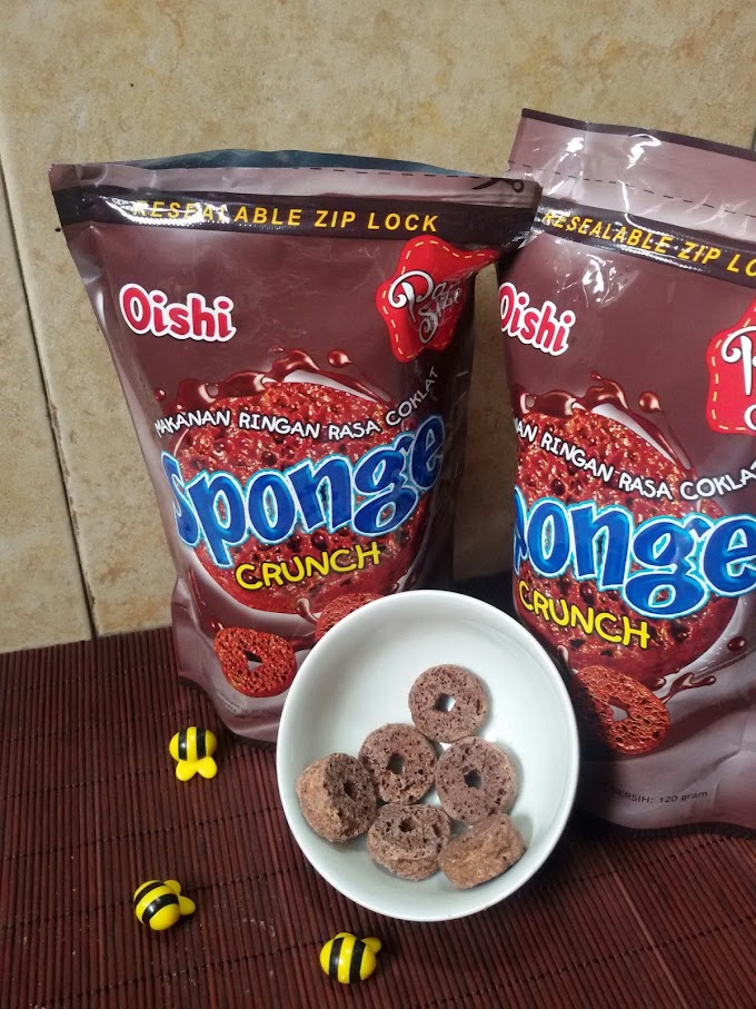 Oishi Sponge Crunch, enak 