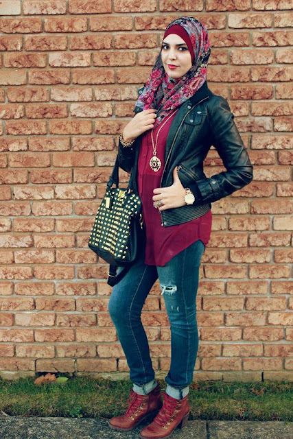 Latest Causal Hijab Style Trends and Designs with Jeans 2020