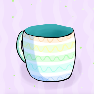 A drawing of a mug / Piirustus mukista