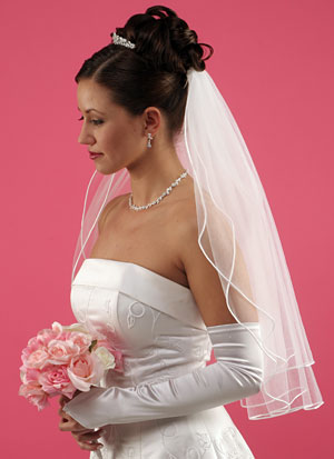 wedding hairstyles with veil