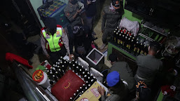Hari ke 3 Ops Bina Kusuma Maung II, Polres Serang Amankan 255 Botol Miras Berbagai Merk 