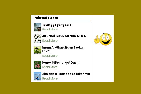 Cara Membuat Widget Related Post List dengan Thumbnail di Bawah Postingan