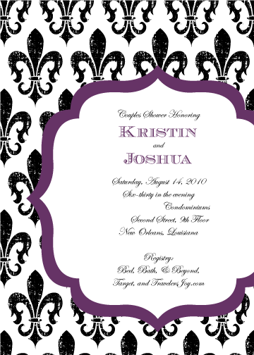 wedding shower invitation templates