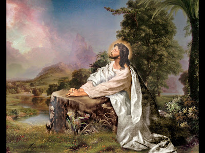 christian wallpaper jesus. Jesus Praying Wallpaper