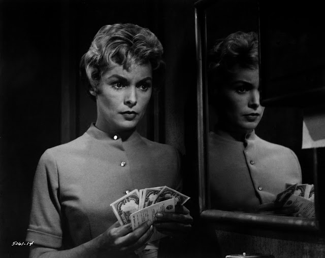 Janet Leigh em "Psicose" (1960)