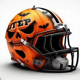 UTEP Miners Halloween Concept Helmets