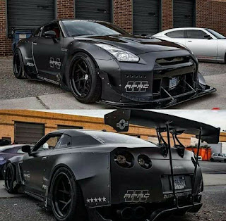 Nissan GTR Colored Black Doff