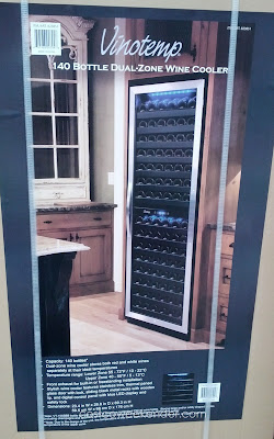 Vinotemp VT-155SBB 140 Bottle Dual Zone Wine Cooler – Store white and red wine separately