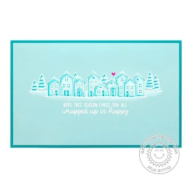 Sunny Studio Stamps: Scenic Route Winter Themed Holiday Card by Anja Bytyqi