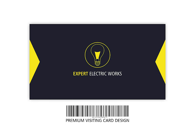 Electrical Visiting Card Design in Cdr free