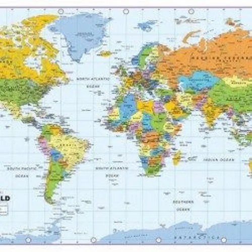 Mapa do mundo.