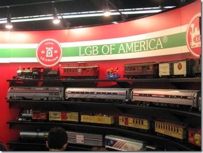 IMG_5587 G-Scale items on display at the LGB of America booth at the WGH Show in Portland, OR on February 18, 2007