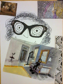 Dali art project for kids, Dali collage project