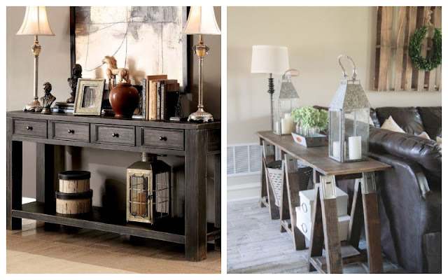 BUFFET - CONSOLE TABLE DECORATIONS IDEAS